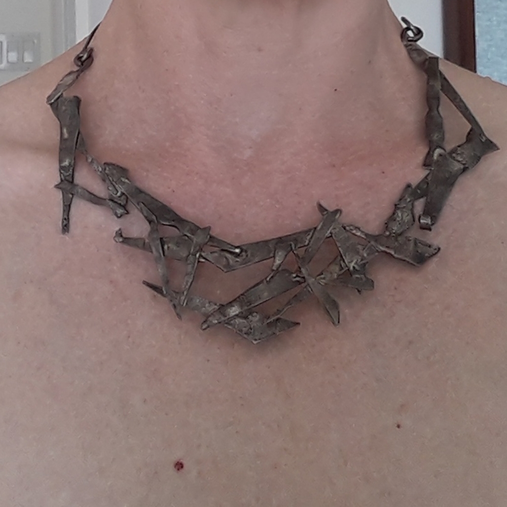 Brutalist Nail Art Neckpiece